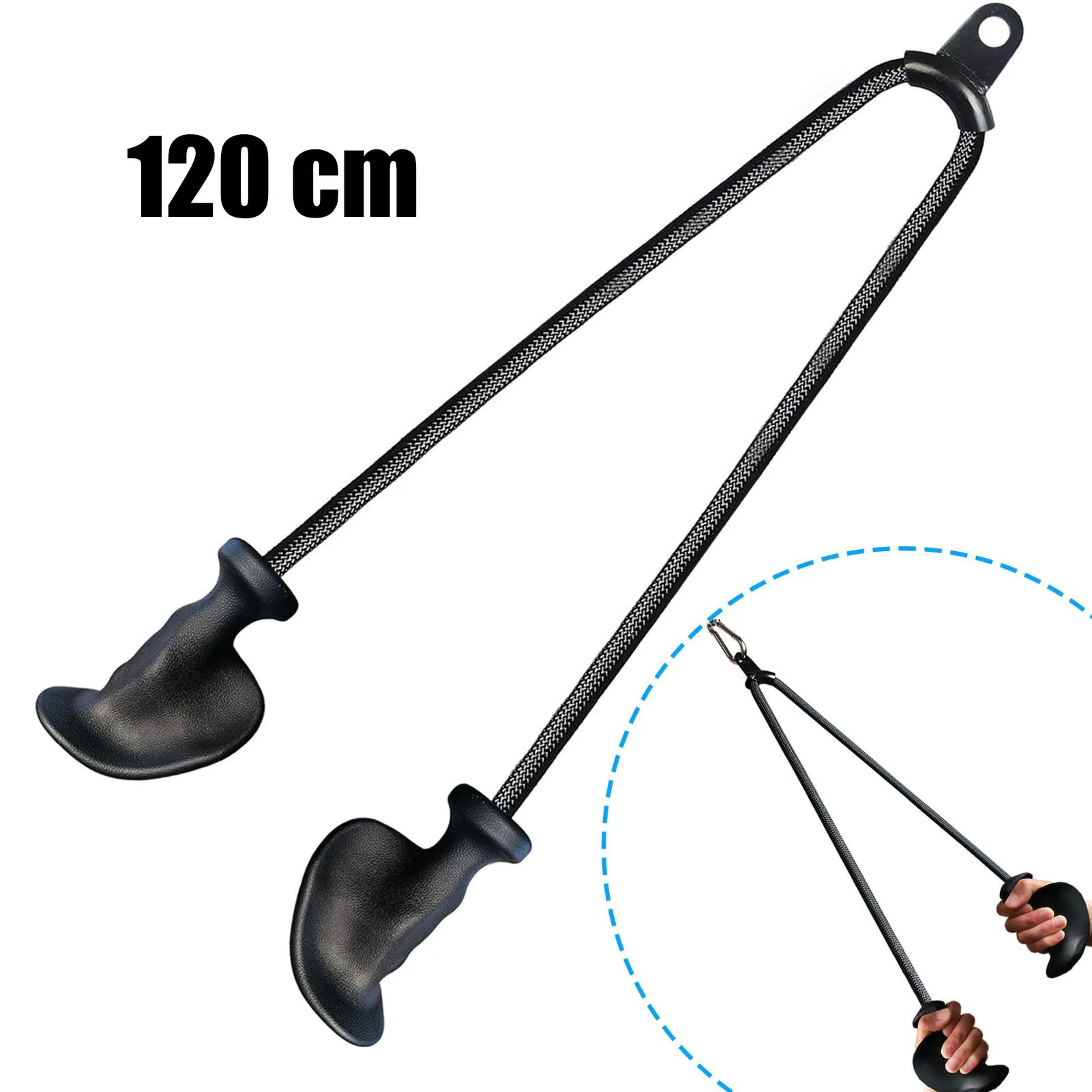 Lat Pulldown Cable - Ergonomic Triceps Rope,Easy to Grip,Non-Slip,Heavy Duty