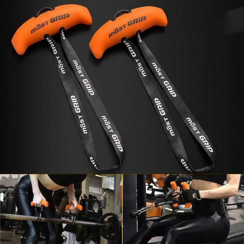 Home Gym Cable Machine - 1 Pair Pull Up Handles Gym