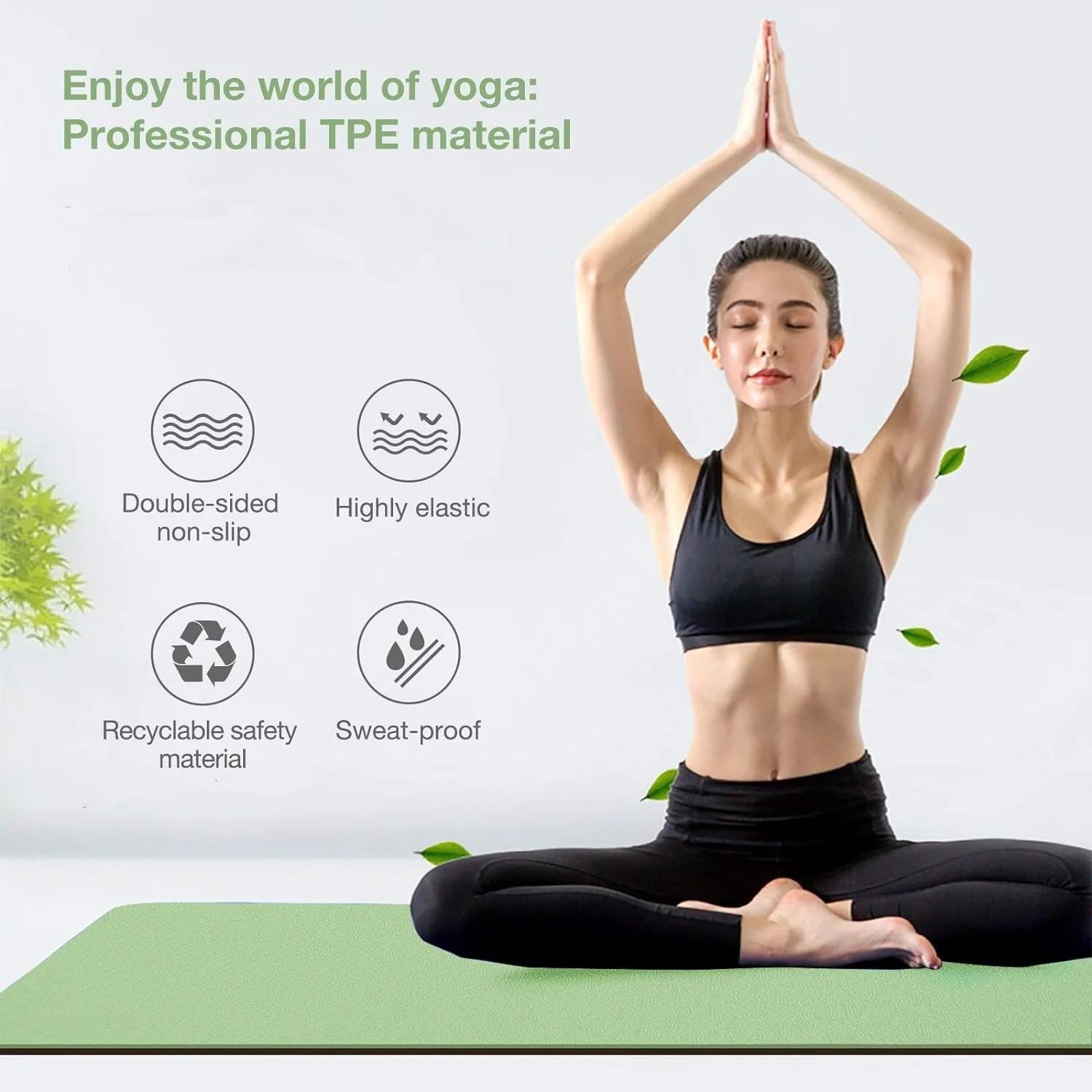 TPE yoga mat is environmentall - огляд і ціна Home Gym Furniture