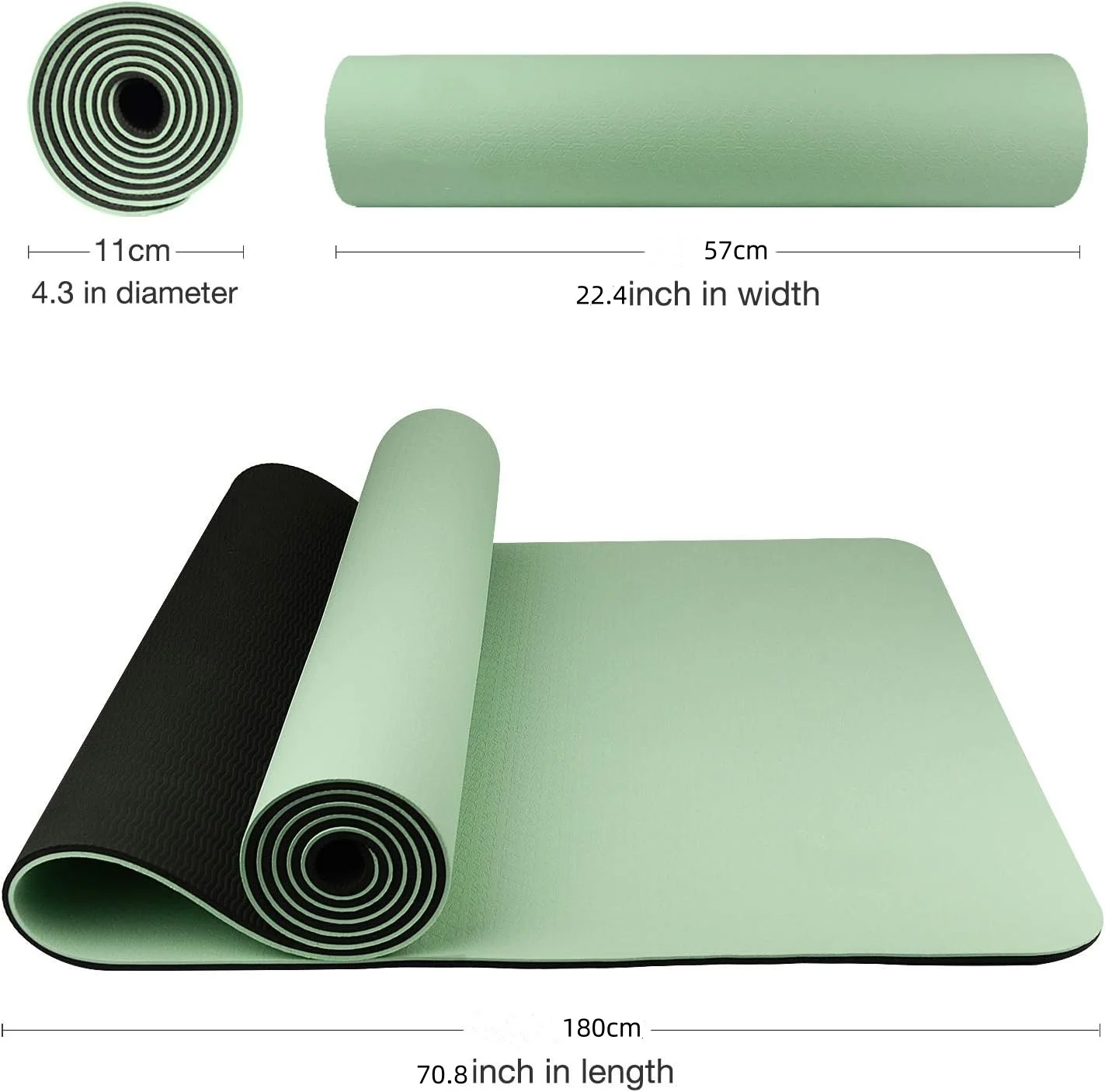 TPE yoga mat is environmentall - огляд і ціна Home Gym Furniture