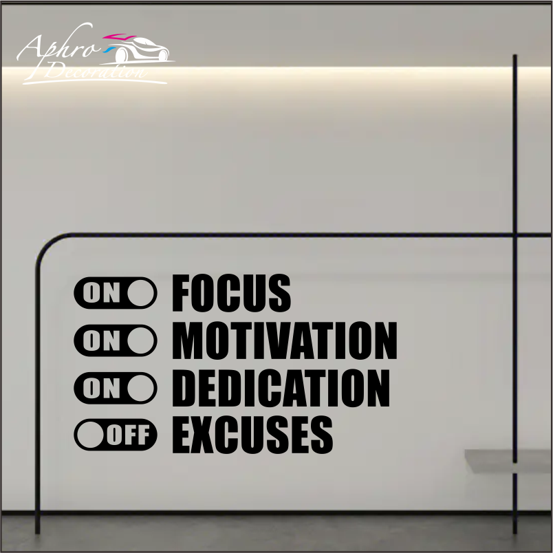 Focus On Motivation On Excuses - огляд і ціна Home Gym Furniture