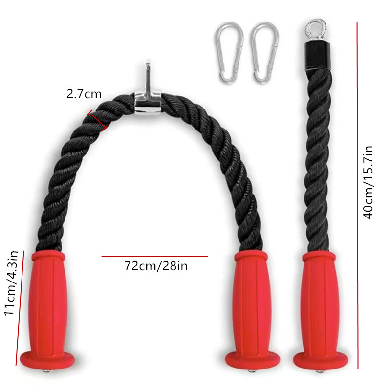 Ergonomic Tricep Ropes Non-Sli - огляд і ціна Home Gym Cable Machine