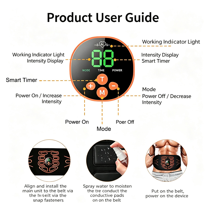Abdominal Toning Belt Smart Ab - огляд і ціна Treadmill Home Gym