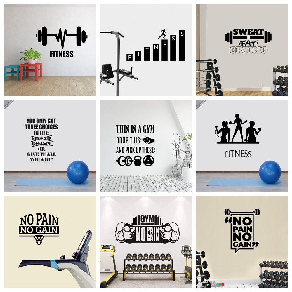 1 pc hot sale GYM culture Wall - огляд і ціна Home Gym Furniture