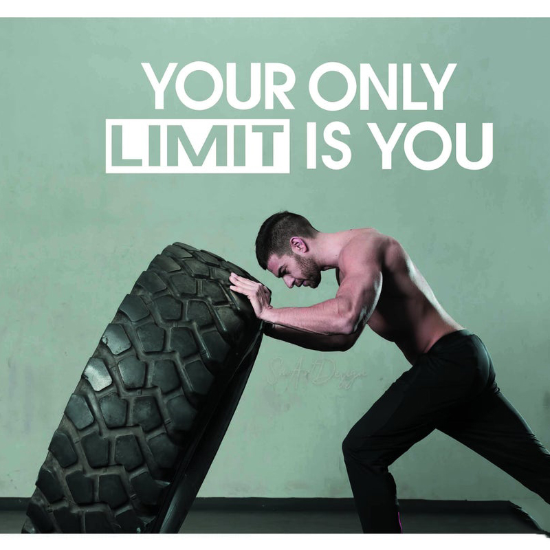 Your only limit is you - Wall  - огляд і ціна Home Gym Furniture